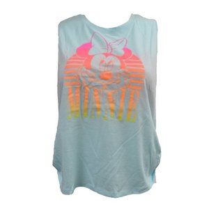 Disney Minnie Mouse Women's Juniors‎ Tank Top Bandeau Set Muscle Shirt